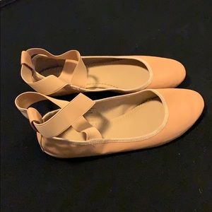 Kimchi Blue nude ballet flats.